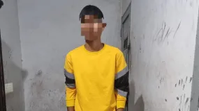 Tenso momento en Plaza Laprida: un joven fue detenido tras amenazar con un cuchillo a un hombre