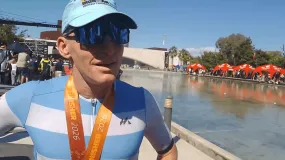 El ganador del IRONMAN 70.3 se deshizo en elogios para San Juan