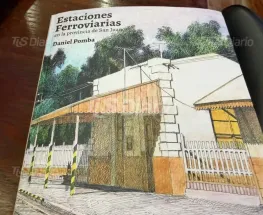Presentaron un libro que pone en valor la huella del ferrocarril en San Juan