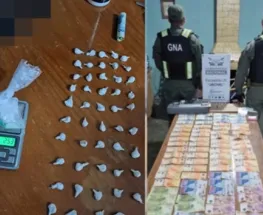 Jáchal: un allanamiento terminó con dos detenidos, cocaína y un arma