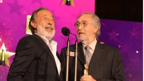 Francella, quebrado en la despedida de Brandoni: "Fue el referente de toda mi vida"