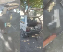 Caucete: frenaron un auto sospechoso y adentro encontraron armas, municiones y cocaína