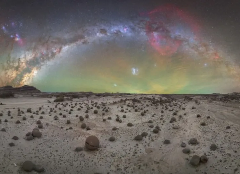 Una imagen de Ischigualasto metió a San Juan entre los mejores cielos del planeta