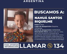 Buscan a un nene de 6 años en Corrientes y activaron la Alerta Sofía