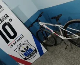 Una bicicleta desapareció en la madrugada y terminó recuperada en 25 de Mayo