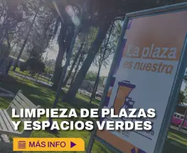 La Ciudad activa un amplio operativo de limpieza en plazas y espacios verdes