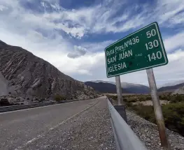 Ojo en la ruta: así están los caminos nacionales en San Juan