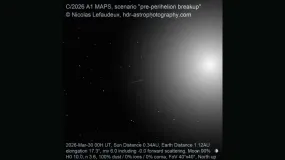 ¡Alerta celestial! El cometa C/2026 A1 promete teñir de luz el cielo diurno en abril, si logra escaparse del Sol