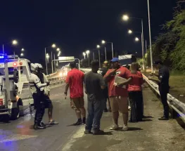 Tres vehículos, un choque tremendo y un alivio enorme en Capital