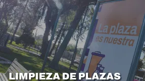 Limpieza de plazas y espacios verdes: operativo intensivo en sectores noroeste y sur