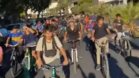 Más de 300 pibes en bici coparon las calles sanjuaninas y planifican otra movida
