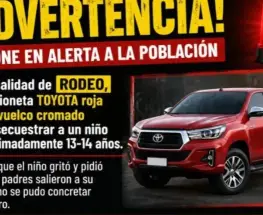Denuncian un presunto intento de rapto de un chico en Rodeo y la Justicia ya mueve piezas