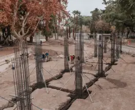 Avanza el puente peatonal que cambiará la postal del lago en el Parque de Mayo