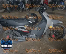 Una fuga a toda velocidad terminó con una moto robada abandonada en una finca