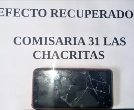 Apareció el celular robado en Las Chacritas y volvió a manos de su dueño