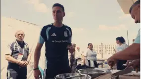 La Scaloneta cerró su estadía con un asado bien argentino antes de ir por Inglaterra