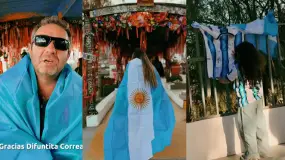 La Difunta Correa volvió a llenarse de promesas por la Selección