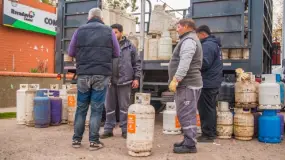 La garrafa subsidiada recorre seis departamentos sanjuaninos durante la semana