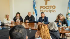 Aballay recibió a la Asociación Civil Familias del Dolor y la Esperanza
