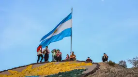La Falda explotó de gente en la novena Fiesta del Escudo