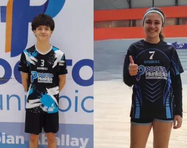 Citaron a dos jugadores de la Escuela Municipal a la Selección Sub 14 de Handball