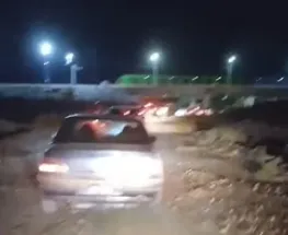 Un choque frenó por completo la Ruta 40 a la entrada de Albardón