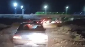 Un choque frenó por completo la Ruta 40 a la entrada de Albardón