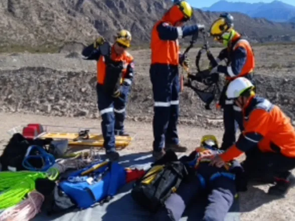 Hualilán reforzó su sistema de respuesta ante emergencias con simulacros y una nueva campaña de seguridad