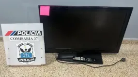 Caucete: recuperaron un televisor robado y cayeron tres sospechosos