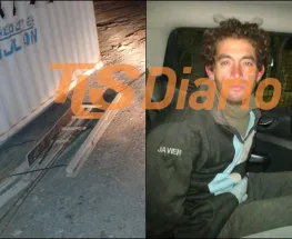 Lo vieron bajar del paredón con fierros robados y terminó detenido