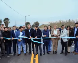 Quedó lista la repavimentación de Divisoria y Orrego prometió más asfalto en Angaco