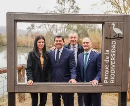 Orrego estrenó en Rivadavia un paseo ambiental que mezcla naturaleza, educación y futuro