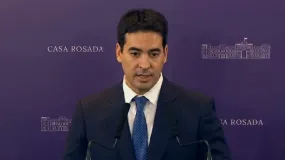 Ravier debutó como portavoz de Milei y dejó un mensaje político y económico