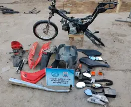 Hallan una moto robada y destapan un presunto desarmadero en Chimbas
