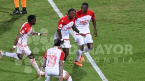 ¡Heroico y dolorido! Rodallega hace el gol del título y llora en la final de la Liga Colombiana