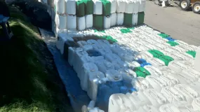 Jornadas de acopio en Ullum y Pocito dejaron casi 4 toneladas de plástico agrícola