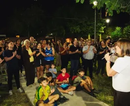 La plaza Colón volvió a latir en Capital y ya la disfrutan los vecinos