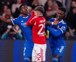 Dura sanción de la UEFA: seis partidos a Prestianni tras su cruce con Vinícius