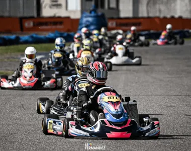 Guarnieri metió un carrerón y ya se codea con la elite del karting nacional