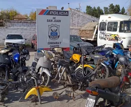 Allanamientos, motos secuestradas y tres rodados enterrados en un operativo que sacudió a Caucete