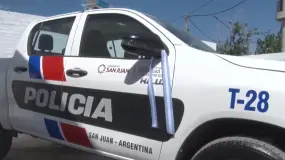 Se llevaron una escopeta de un patrullero policial en Rawson y buscan al responsable