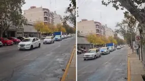 Taxistas sanjuaninos salieron a la calle y apuntaron contra las apps de viaje