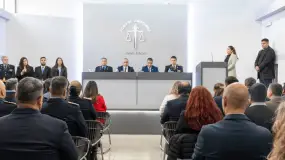 Abogados y fuerzas de seguridad se juntan para ordenar el trabajo en San Juan