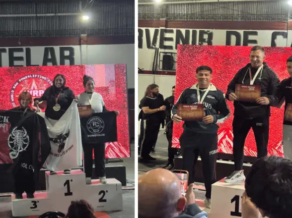 Bestia Powerlifting arrasó en Morón y volvió con ocho podios para San Juan