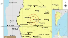 Un leve sismo interrumpió la siesta en San Juan
