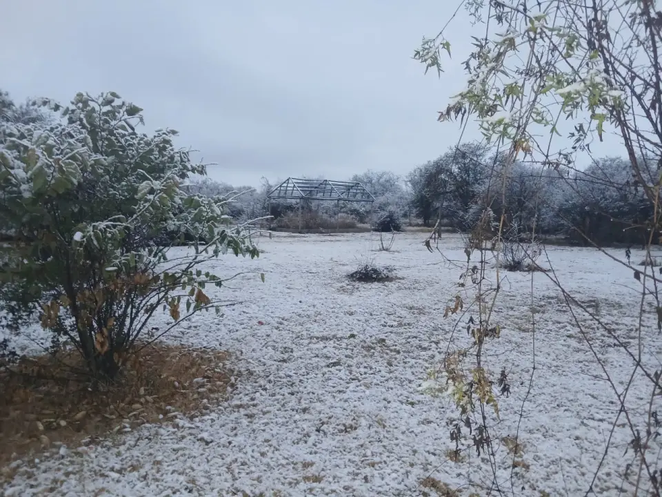 Valle Fértil se vistió de blanco y dejó imágenes espectaculares en medio del invierno - Imagen