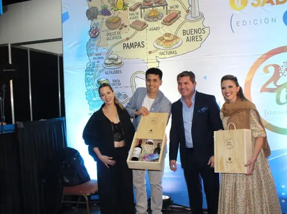 Orrego acompañó la presentación de la gastronomía sanjuanina en Caminos y Sabores 2026