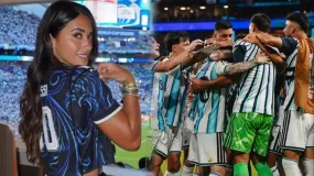 Ataque en masa contra Antonela Roccuzzo tras la remontada de Argentina