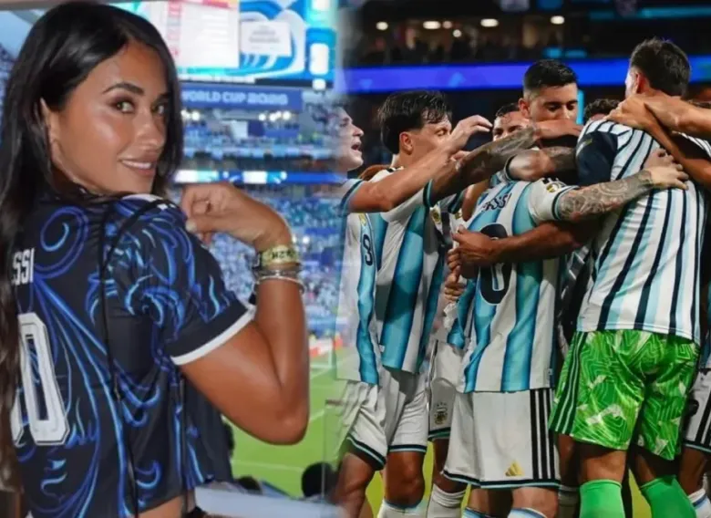 Ataque en masa contra Antonela Roccuzzo tras la remontada de Argentina