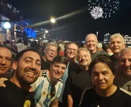 Diez amigos de San Juan cruzan Estados Unidos para alentar a la Selección y ya llevan miles de kilómetros encima
